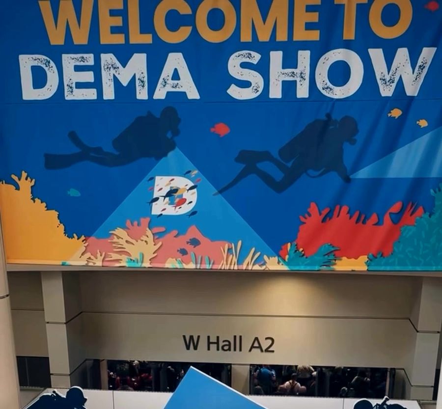 DEMA Show welcome banner